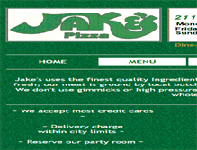 Tablet Screenshot of jakespizzafairmontmn.com